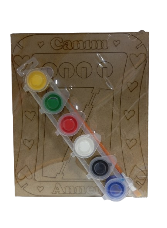 Ahşap Resim Çerçevesi Canım Annem