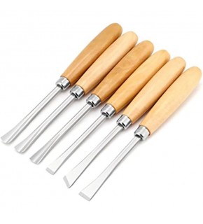 Ahşap Saplı Prof. Oyma Seti 6 Lı WCS18