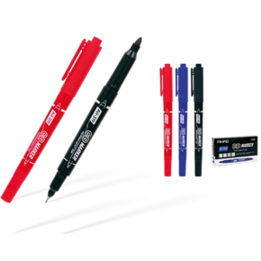 Aihao Asetat Kalemi Permanent Çift Taraflı Mavi AH-319 (1 Adet)