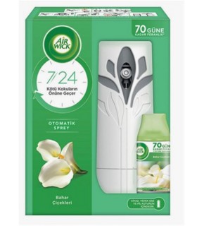 Airwick Otomatik Sprey + Yedeği (Bahar Çiçekleri ) Oda Kokusu (70 Güne Kadar Ferahlık)
