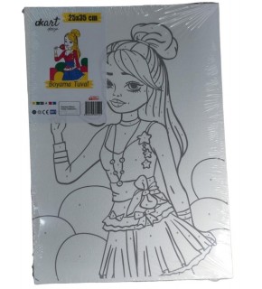 Akart Tuval 25X35 Baskılı-Sayılı