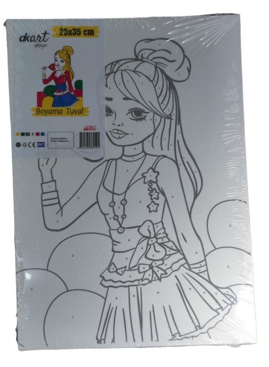 Akart Tuval 25X35 Baskılı-Sayılı