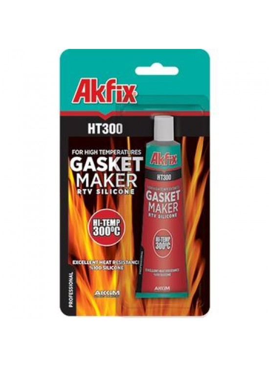 Akfix Sıvı Conta Siyah 50Gr Ht300