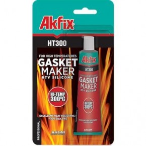 Akfix Sıvı Conta Siyah 50Gr Ht300
