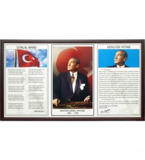 Akyazı 3 Lü Milli Levha Mdf 50x90