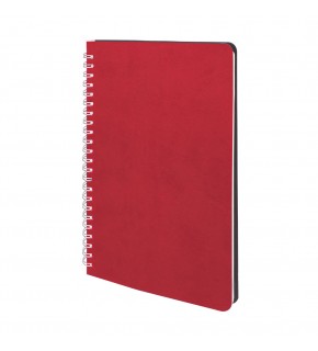 AKYURT KIRMIZI SPİRALLİ TARİHSİZ DEFTER (13X21 CM)