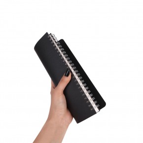 AKYURT TURUNCU SPİRALLİ TARİHSİZ DEFTER (13X21 CM)