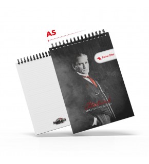 ALA-28 ATA SPİRALLİ A5 BLOKNOT