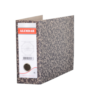 Alemdar Klasör Telgraf Karton Geniş Siyah (1 Adet)