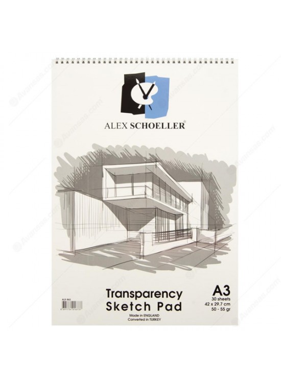 Alex Schoeller Aydınger Defter Eskiz Spiralli 30 YP A3 50/55 GR ALX-863