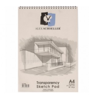 Alex Schoeller Aydınger Defter Eskiz Spiralli 30 YP A4 50/55 GR ALX-864