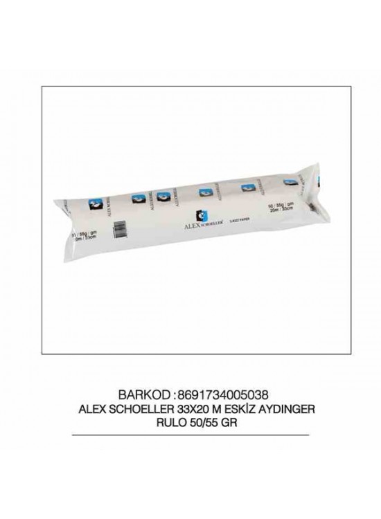Alex Schoeller Aydınger Rulo Eskiz 50/55 GR 20x33