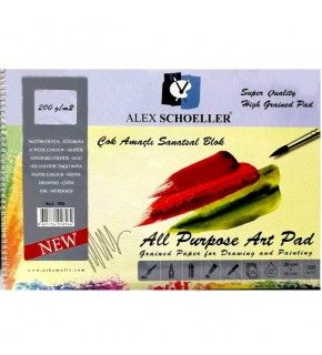 Alex Schoeller Çok Amaçlı Sanatsal Blok 15 YP 35x50 200 GR ALX-892