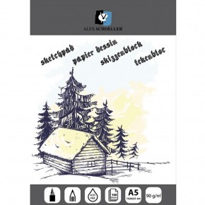 Alex Schoeller Eskiz Blok Spiralli Jumbo 90 Gr A5 100 Yp ALx-0282