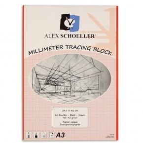 Alex Schoeller Milimetrik Aydınger A4 30 YP Kırmızı