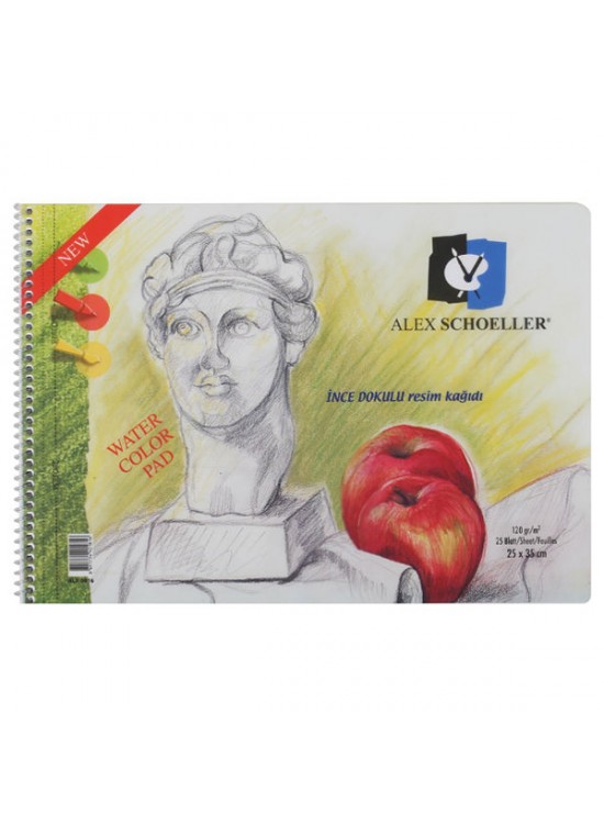 Alex Schoeller Resim Defteri Spiralli 15 YP 25x35 120 GR 826 Alex Schoeller Resim Defteri Spiralli 15 YP 25x35 120 GR 826
