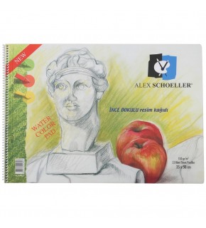 Alex Schoeller Resim Defteri Spiralli 15 YP 35x50 120 GR 833