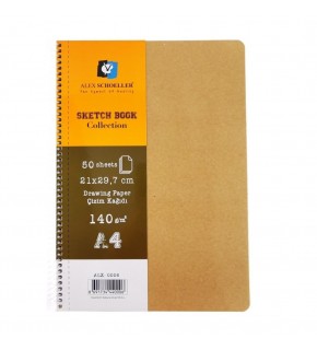 Alex Schoeller Sketchbook Collectıon A4 140 GR 50 YP Alx-0006