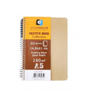 Alex Schoeller Sketchbook Collectıon A5 140 GR 50 YP Alx-9659