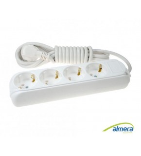 Almera 4lü 3mt Topraklı Priz (9240203)