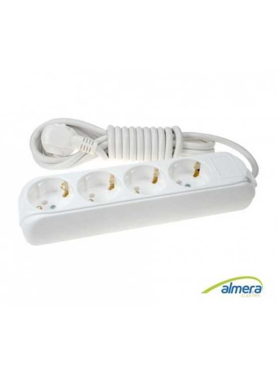 Almera 4lü 3mt Topraklı Priz (9240203) Almera 4lü 3mt Topraklı Priz (9240203)