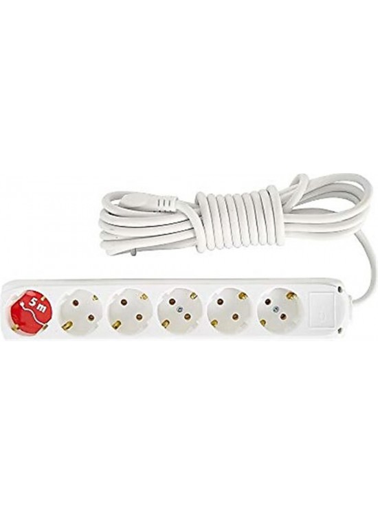 Almera 6lı 5mt Topraklı Priz (9260105) Almera 6lı 5mt Topraklı Priz (9260105)