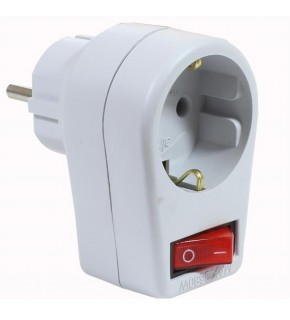 Almera Anahtarlı Topraklı Erkek Beyaz Fiş