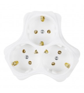 Almera Yonca 3lü Beyazı Topraklı  Fiş