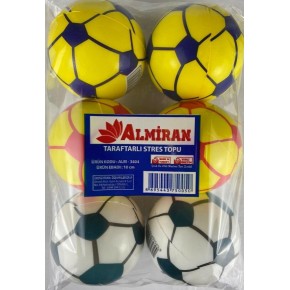 Almiran Stres Topu 10 cm Taraftarlı (1Adet)