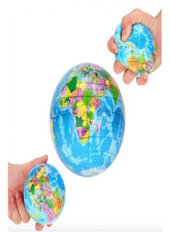 Stres Topu 6.3Cm Dünya (1 Adet)