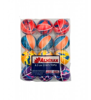 Almiran Stres Topu 6.3Cm Kamuflaj (1 Adet)