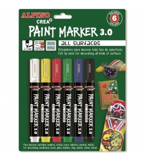 Alpino Dekor Boya Crea 6 LI Blister AR000250