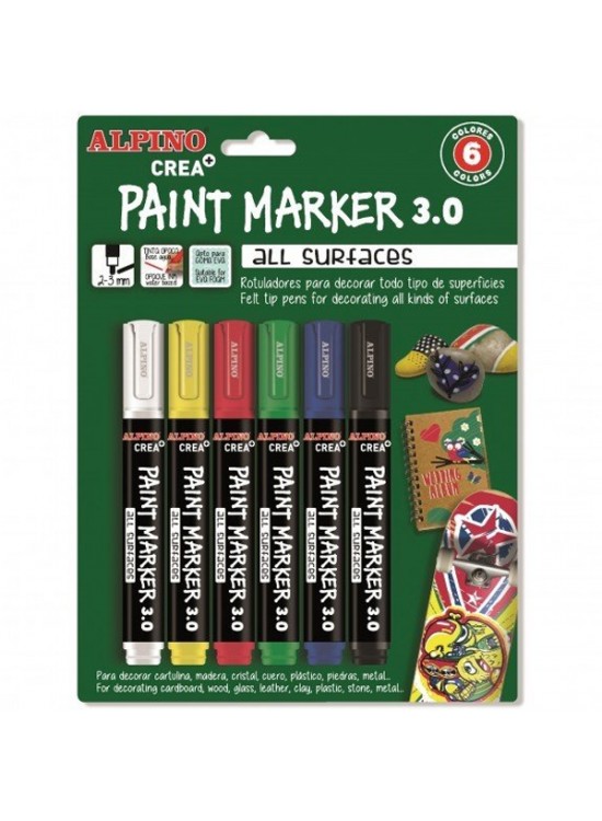 Alpino Dekor Boya Crea 6 LI Blister AR000250