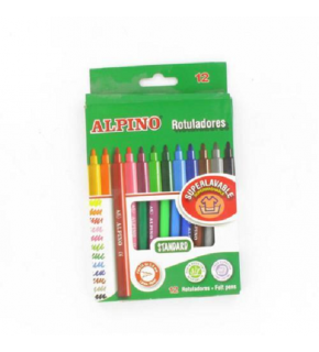 Alpino Keçeli Boya Kalemi 12 Renk AR001002