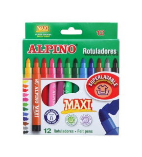 Alpino Keçeli Boya Kalemi Maxi 12 Lİ AR000006