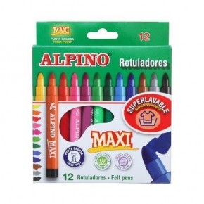 Alpino Keçeli Boya Kalemi Maxi 12 Lİ AR000006