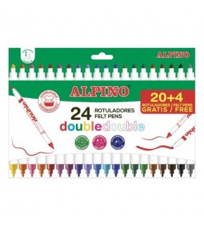 Alpino Keçeli Kalem Çift Yönlü 24 Lü AR-002058