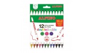 Alpino Keçeli Kalem Çift Yönlü12 Renk AR-002013 Alpino Keçeli Kalem Çift Yönlü12 Renk AR-002013