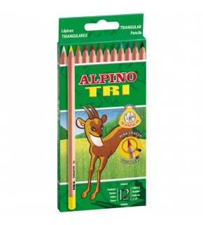 Alpino Kuru Boya Maxi Tri 12 Renk AL-2133