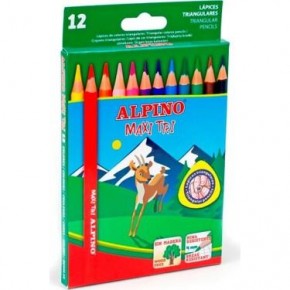 Alpino Kuru Boya Maxi Tri 12 Renk AL-2133