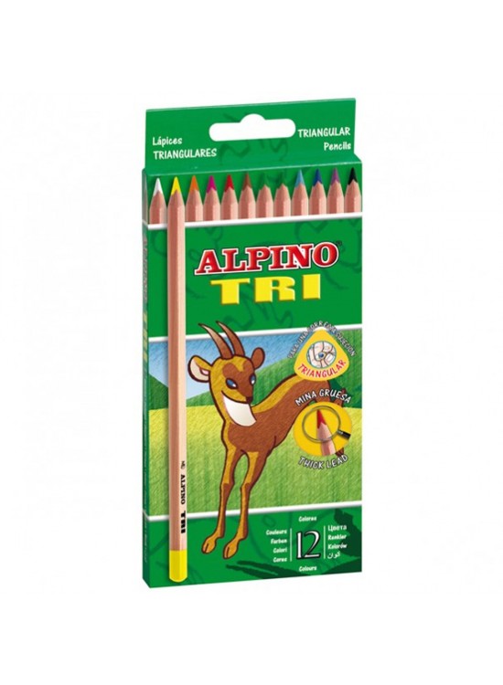 Alpino Kuru Boya Maxi Tri 12 Renk AL-2133