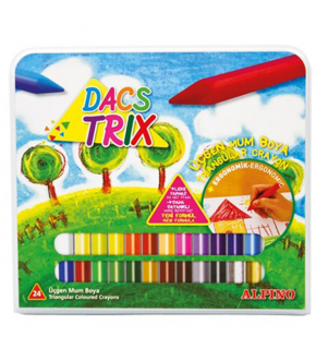 Alpino Mum Pastel Boya Dacstrix Çantalı Üçgen 24 Renk DA000127