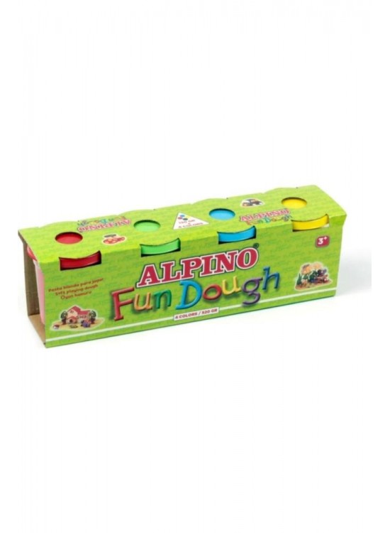 Alpino Oyun Hamuru 4 Renk 520gr DP-00302