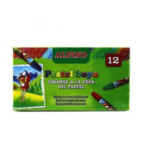 Alpino Pastel Boya Karton Kutu Köşeli 12 Renk DC008299