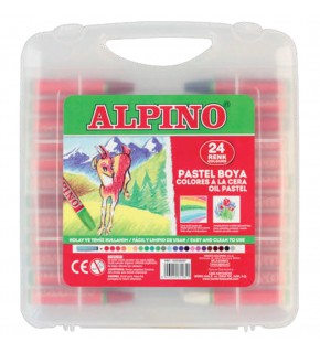 Alpino Pastel Boya Plastik Kutulu 24 Lü DC-038297