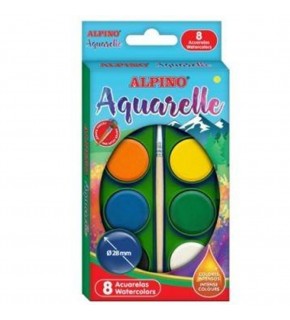 Alpino Sulu Boya 8 Renk AQ-08