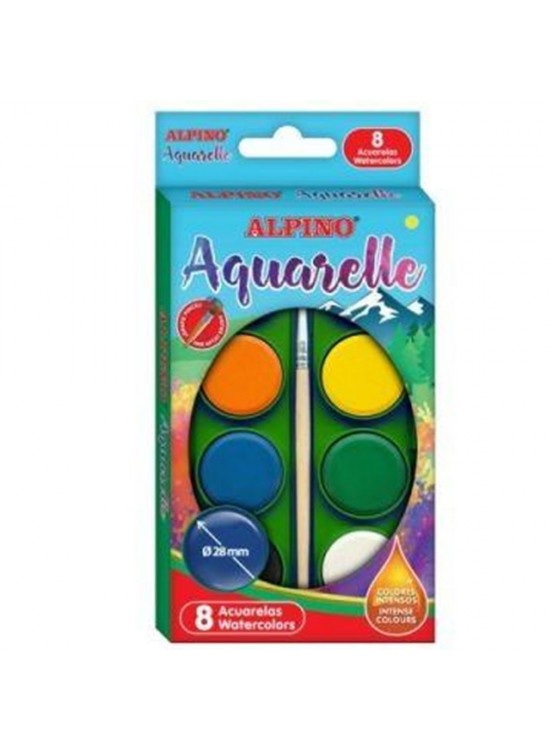 Alpino Sulu Boya 8 Renk AQ-08