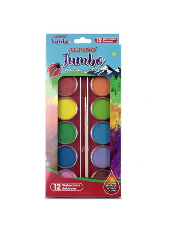 Alpino Sulu Boya Küçük 12  Renk Aq-10