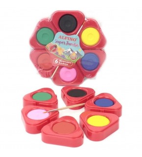 Alpino Sulu Boya Super Jumbo 6 Lı AQ-05