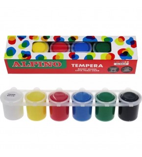 Alpino Sulu Boya Tempera 6 Renk 25 ML DM-070100